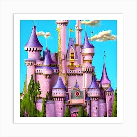 Cinderella Castle 1 Art Print