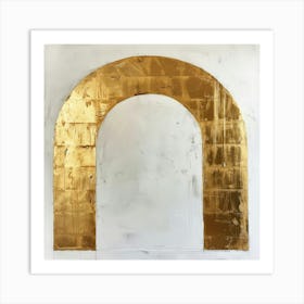 Gold Arch Art Print