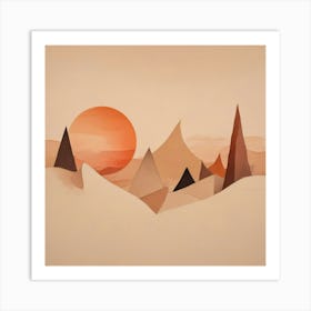 Abstract Landscape - Abstract Stock Videos & Royalty-Free Footage 6 Art Print