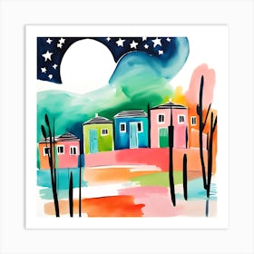 El Paso Under The Moon 09 1 Art Print