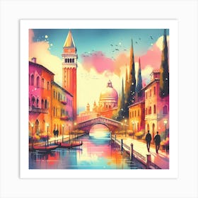 Venice Painting 2 Art Print