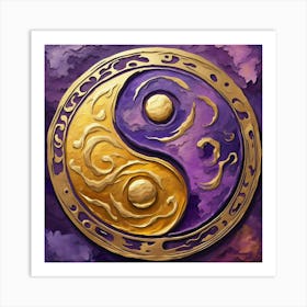 Yin Yang Symbol Art Print