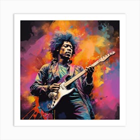 Jimi Hendrix Art Print