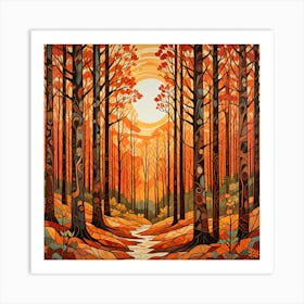 Autumn Forest 2 Art Print