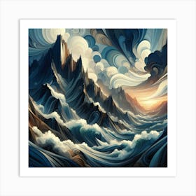 Tempestuous Beauty 22 1 Art Print