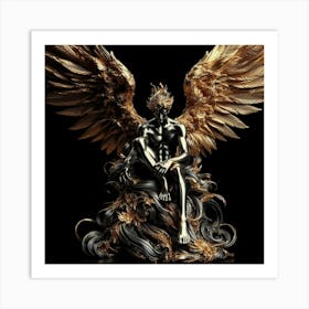 Angel With Wings 4 Art Print