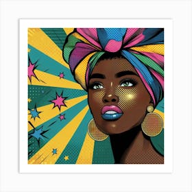 Morayo Pop African Woman Art Print