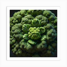 Cauliflower Florets 5 Art Print