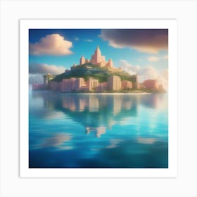 Island In The Sky Art Print