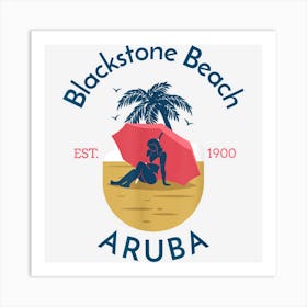 Blackstone Beach Aruba Art Print