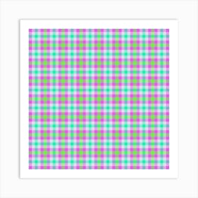 Plaid Fabric 47 Art Print