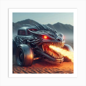 Dragon Car Art Print