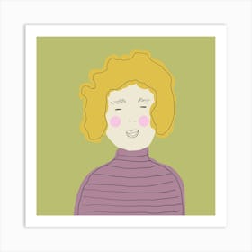 Portrait Of A Woman Art Print