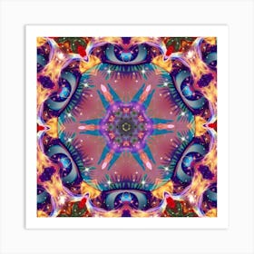 Psychedelic Mandala 53 Art Print