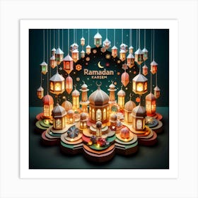 Ramadan Lanterns 3 Art Print