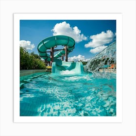 Water Slide 3 Art Print