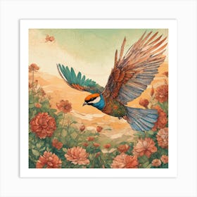 Bird In Flight 2 Art Print