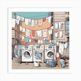 Laundry Room Art Print