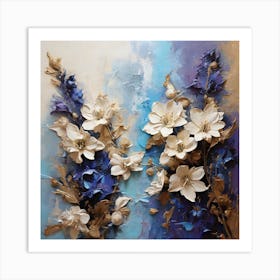 Delphinium 1 Art Print