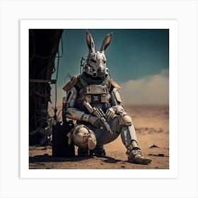 Mad Max Bunny Art Print