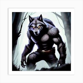Werewolf 3 Art Print