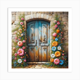 Doorway To The Garden Art Print