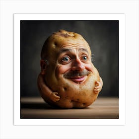 Potato Man Art Print