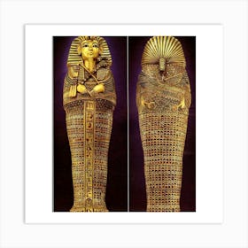 Egyptian Mummies 7 Art Print