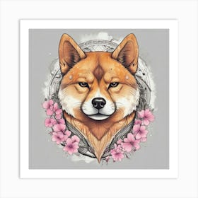 Shiba Inu 22 Art Print