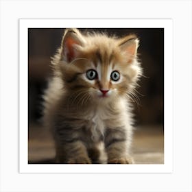 Cute Kitten Art Print