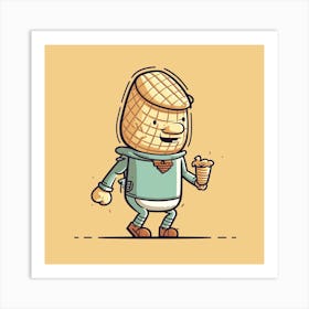 Ice Cream Man Art Print