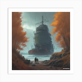 Shipwreck 3 Art Print