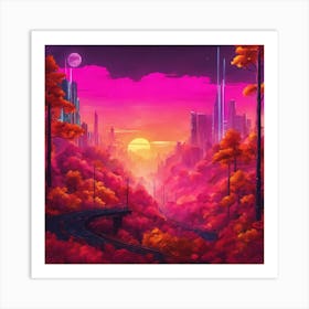 Cityscape Art Print