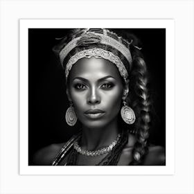 Beautiful African Woman Art Print