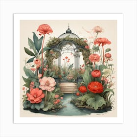 Garden In Bloom Art Print