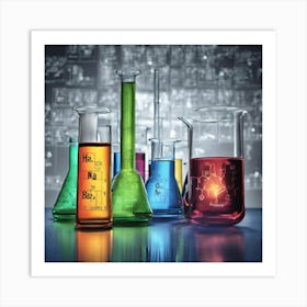 Chemistry Laboratory Art Print