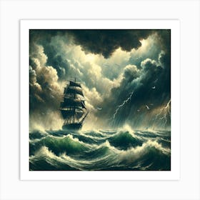 Stormy Seas Art Print