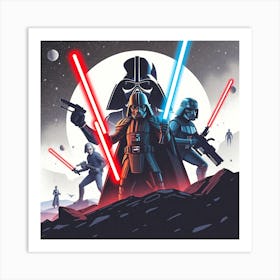 Star Wars The Force Awakens 9 Art Print