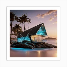 House On The Beach 1 Art Print