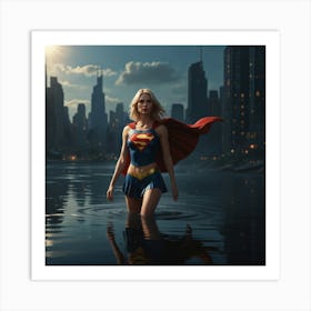 Supergirl 5 Art Print