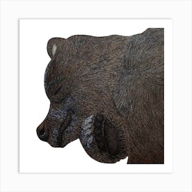 Sleepy Bear. 1 Art Print