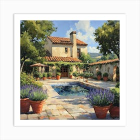 Winery 9 Art Print