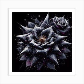 Black Roses 2 Art Print