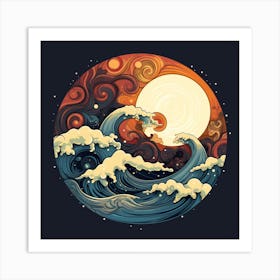 Great Wave 21 Art Print