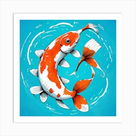 Koi Fish 20 Art Print