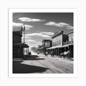 Old West Town 28 Art Print