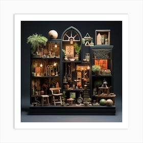 Miniature Dollhouse Art Print