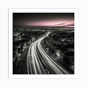 City At Night Art Print