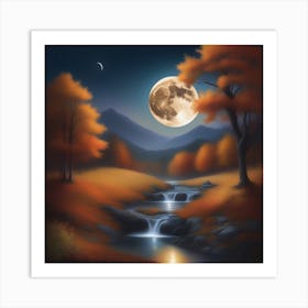 Harvest Moon Dreamscape 6 Art Print