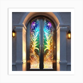 Glass Door Art Print